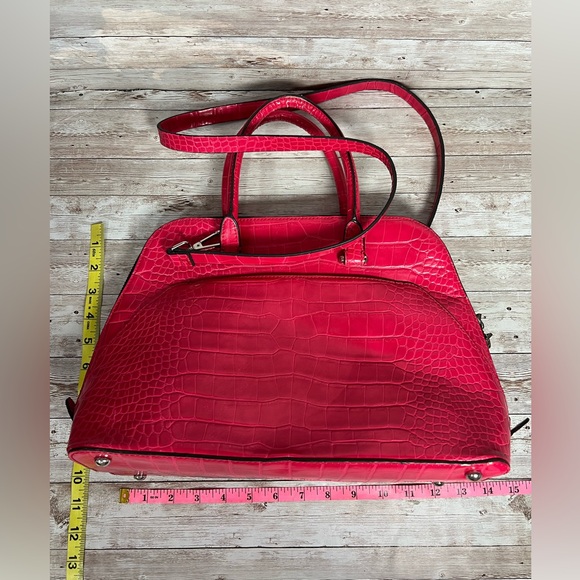 Zara 13in X 9in X 6in Pink Handbag - Picture 12 of 13